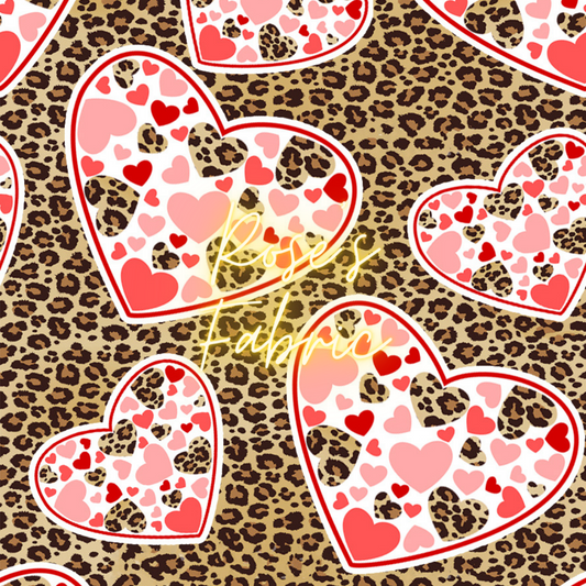 Cheetah Hearts Seamless File