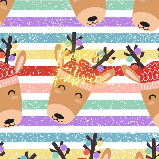 Reindeer Stripes Seamless File
