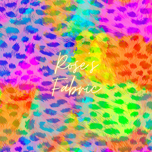 Colorful Cheetah Fur Seamless File