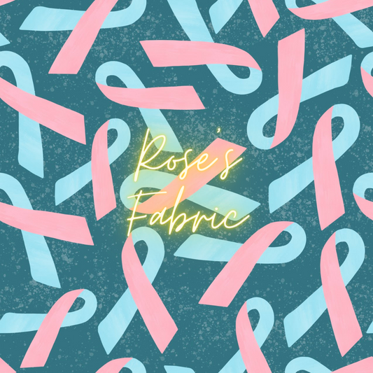Pink & Blue Ribbon Seamless File