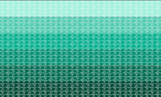 Daddy's Girl Teal/Aqua Seamless File